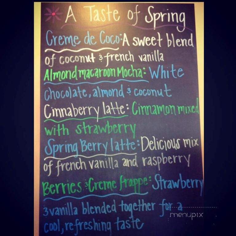 Hannah's Coffee House - Shelby, NC menu_pic