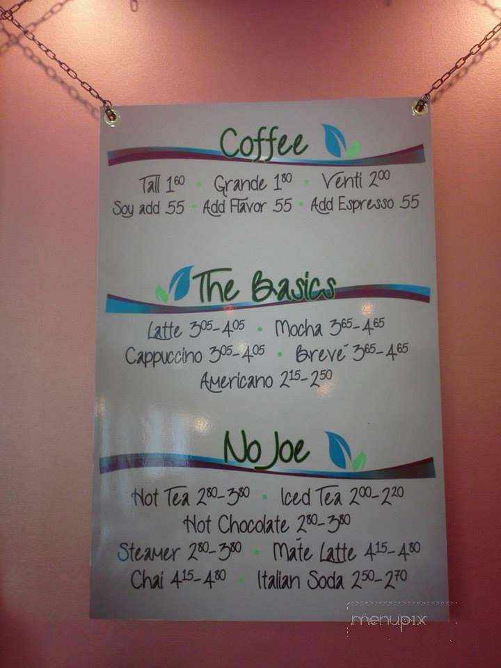 Hannah's Coffee House - Shelby, NC menu_pic