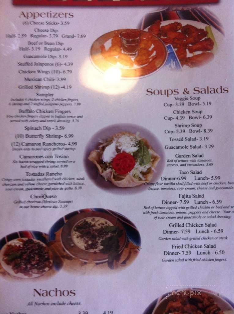 Mi Rancho - Augusta, GA menu_pic