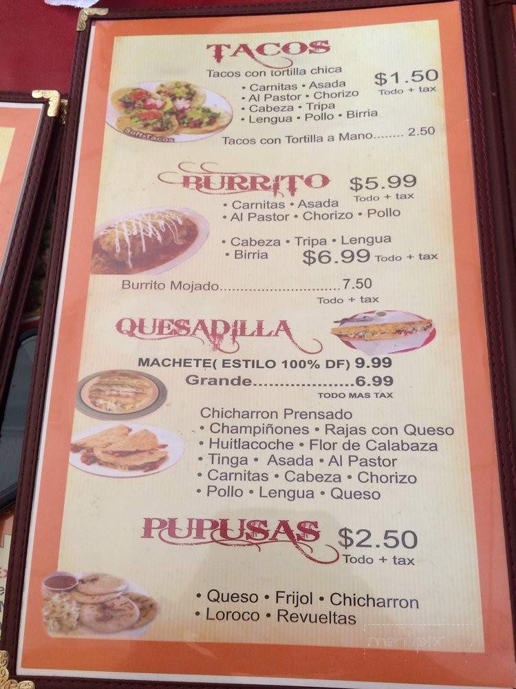 El Rinconsito Mexican Food - Stanton, CA menu_pic