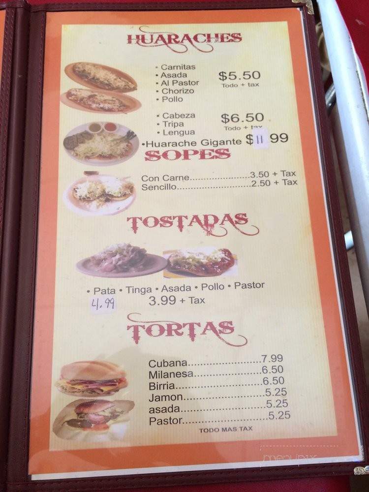 El Rinconsito Mexican Food - Stanton, CA menu_pic