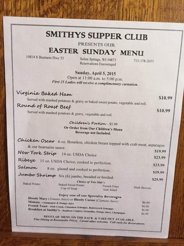 /251343140/Smithys-Supper-Club-Solon-Springs-WI - Solon Springs, WI
