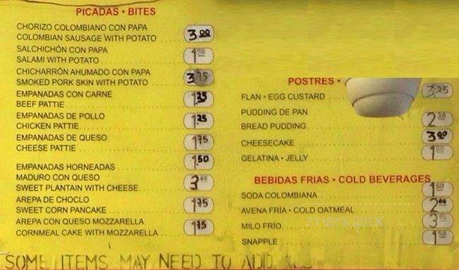 Las Tias Cafe Bakery - Middle Village, NY menu_pic