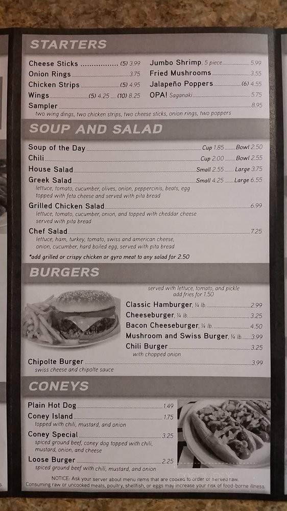 Franchesko's Coney Island - Garden City, MI menu_pic