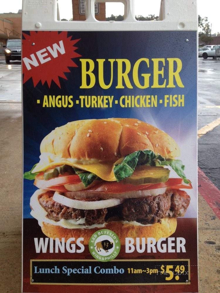 A & D Buffalos - Atlanta, GA menu_pic