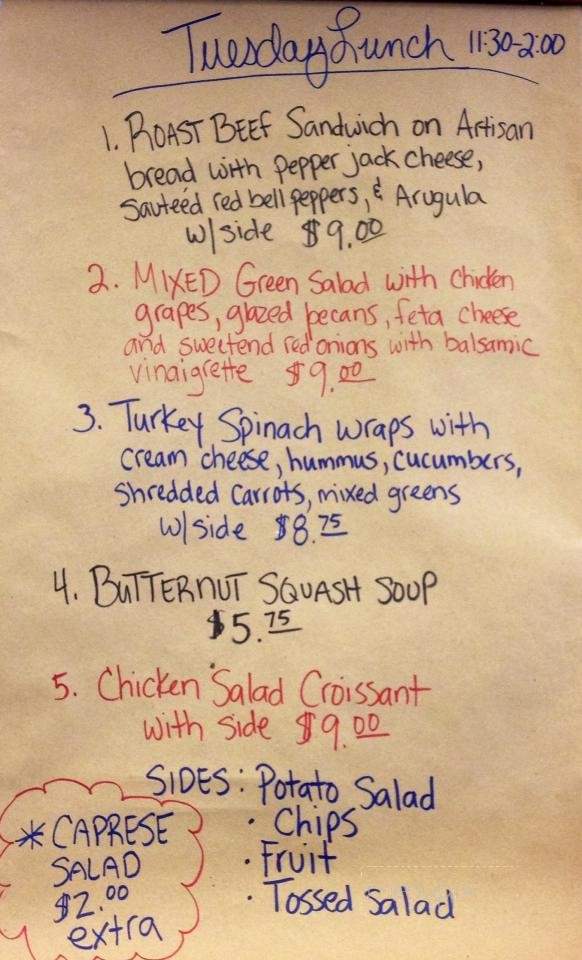 The Haven Coffee House - Lexington, SC menu_pic