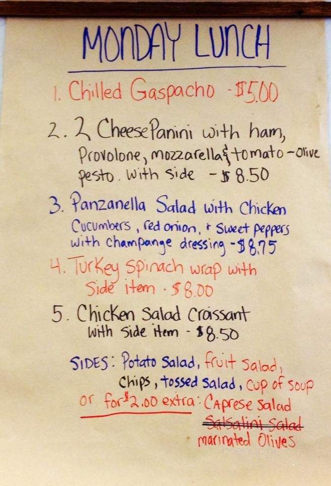 The Haven Coffee House - Lexington, SC menu_pic
