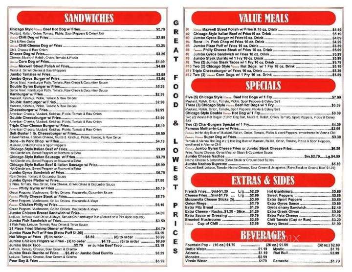 Taste Chicago - Crest Hill, IL menu_pic