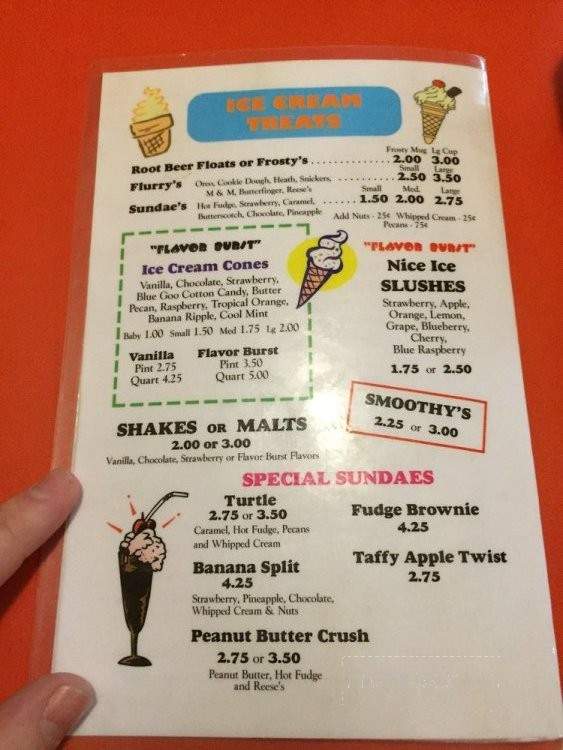 The Rootbeer Stand - Oglesby, IL menu_pic