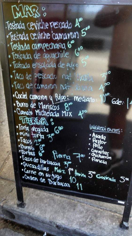 El Uli Mar y Tierra - Los Angeles, CA menu_pic