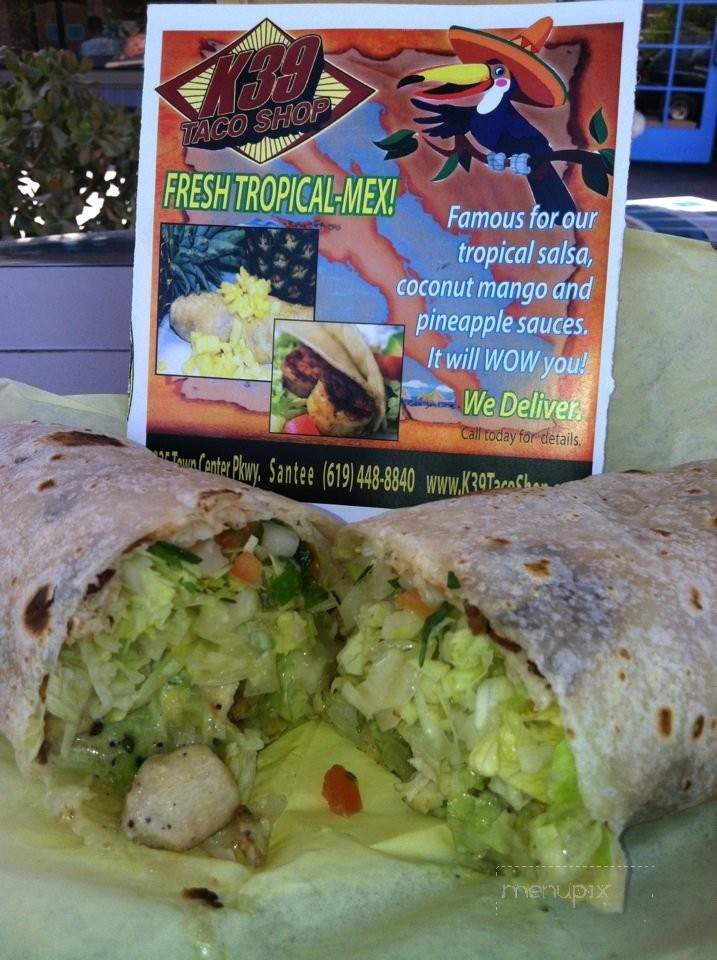 K39 Taco Shop - San Diego, CA menu_pic