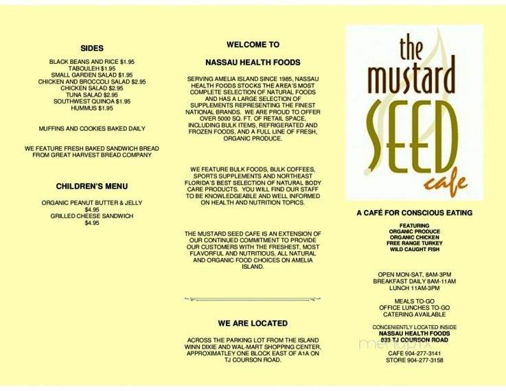 /251179679/The-Mustard-Seed-Cafe-Fernandina-Beach-FL - Fernandina Beach, FL