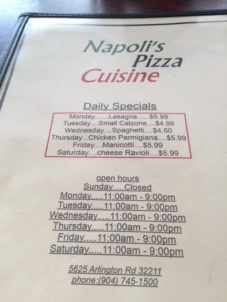 /251182071/Napolis-Pizza-Cuisine-Jacksonville-FL - Jacksonville, FL