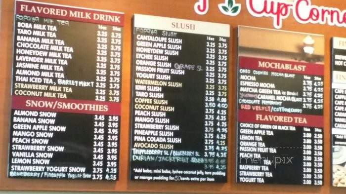 T-Cup Corner - Ontario, CA menu_pic