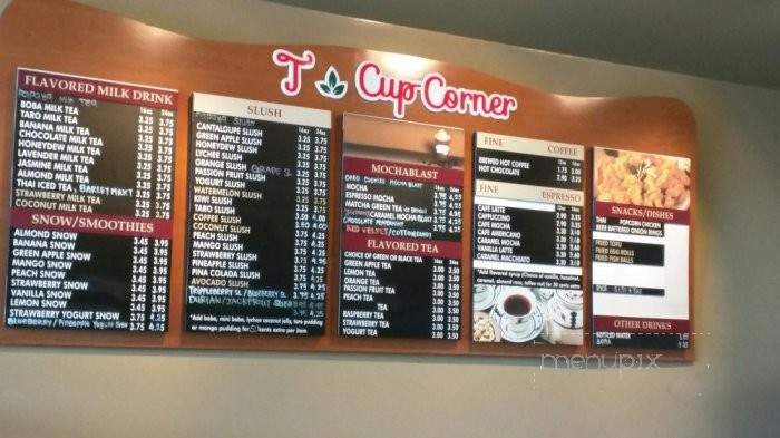 T-Cup Corner - Ontario, CA menu_pic
