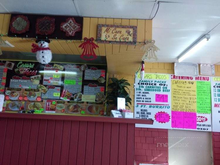 Cesar's Tacos - Yucaipa, CA menu_pic
