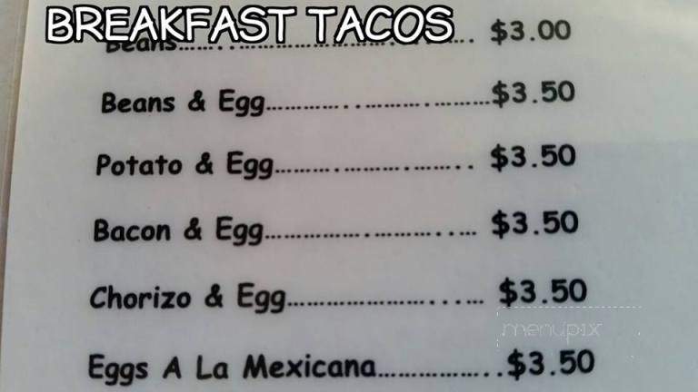 P.I. Cafe - Port Isabel, TX menu_pic