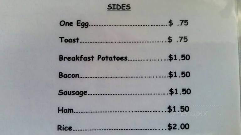 P.I. Cafe - Port Isabel, TX menu_pic