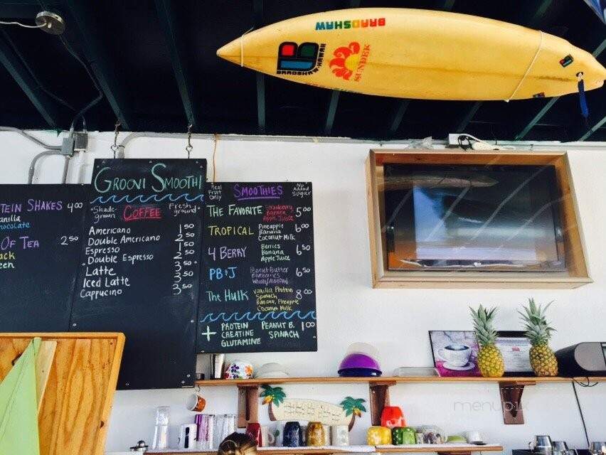 Groovi Smoothi - South Padre Island, TX menu_pic