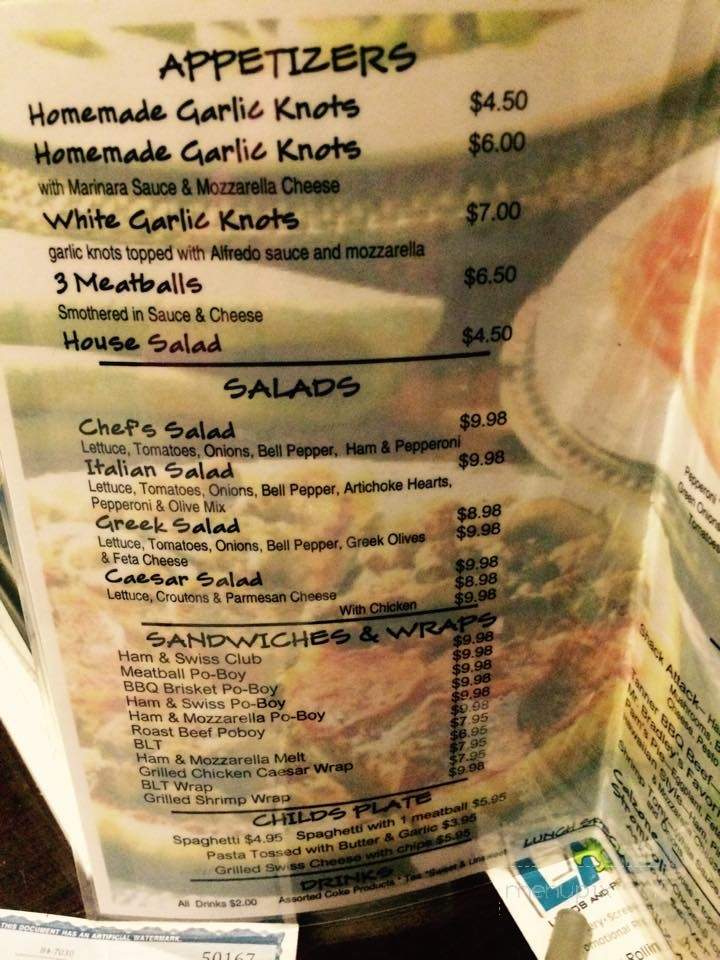 Norma's Pizza Shack - Covington, LA menu_pic