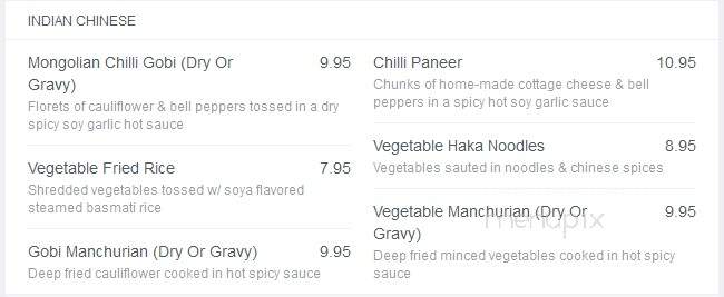 Madras Bistro - Hackensack, NJ menu_pic