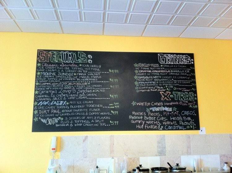 The Cool Spot - Belfast, ME menu_pic