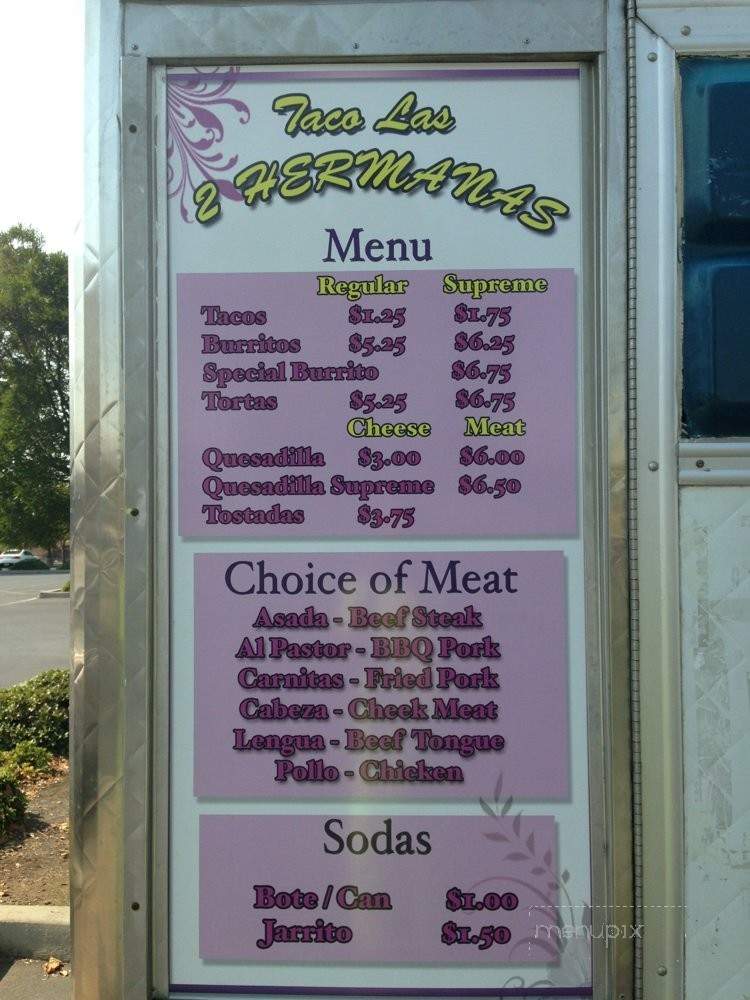 Taco Las Dos Hermanas - Merced, CA menu_pic