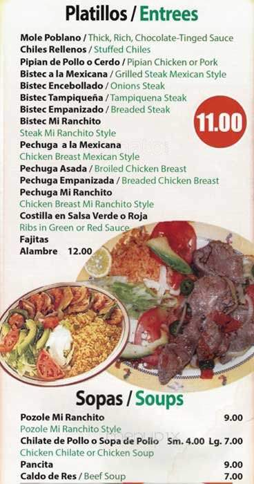 Mi Rachinto - New York, NY menu_pic