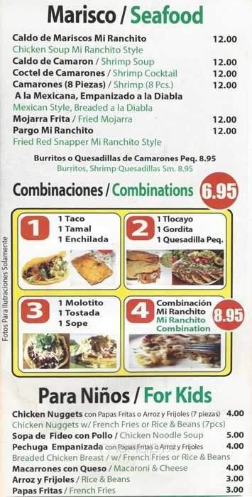 Mi Rachinto - New York, NY menu_pic