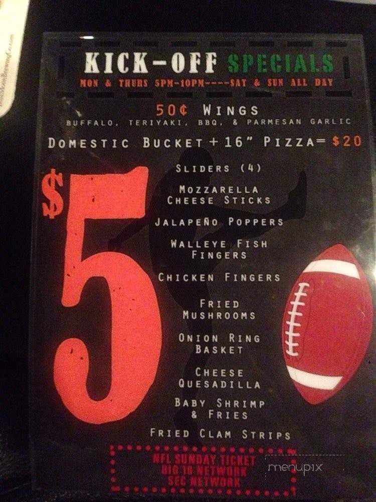 Frankie's On the Boulevard - Springfield, IL menu_pic