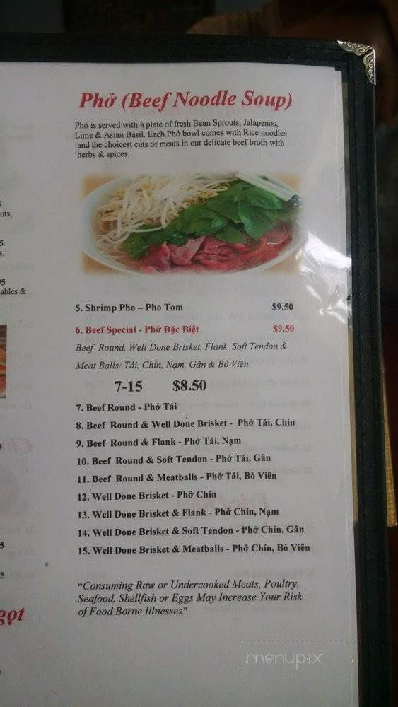 Pho Von's Vietnamese cuisine - Fort Myers, FL menu_pic