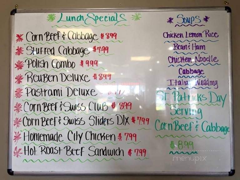 Classic Coney Grill - Hazel Park, MI menu_pic