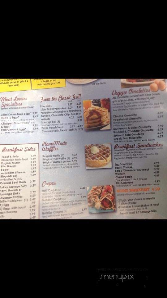 Menu of Classic Coney Grill in Hazel Park, MI 48030