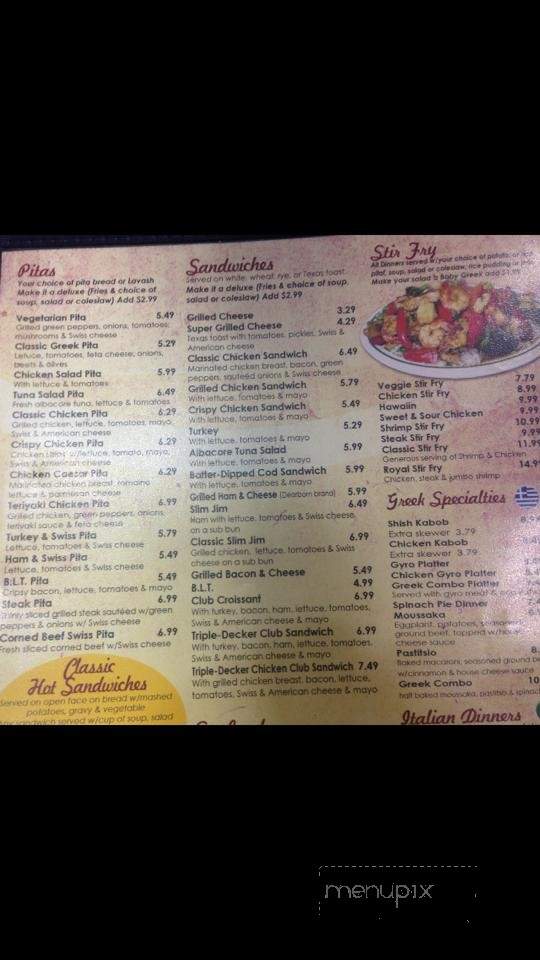 Classic Coney Grill - Hazel Park, MI menu_pic