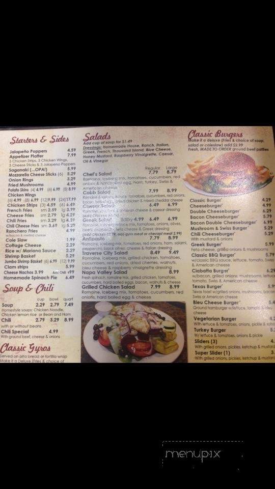 Menu of Classic Coney Grill in Hazel Park, MI 48030