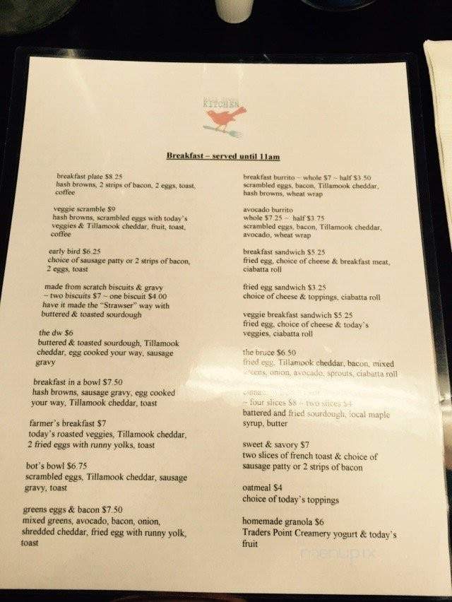 Mill Creek Kitchen - Wolcottville, IN menu_pic