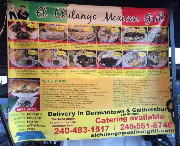 /250394766/El-Chilango-Mexican-Grill-Menu-Germantown-MD - Germantown, MD