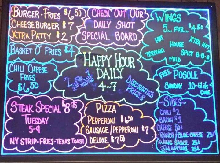 Jerry's Bar and Grill - Brighton, CO menu_pic