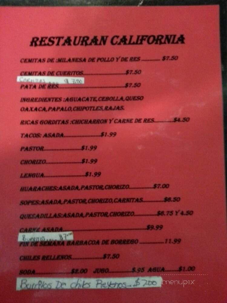 Sabor A Mexico - Saint Louis, MO menu_pic