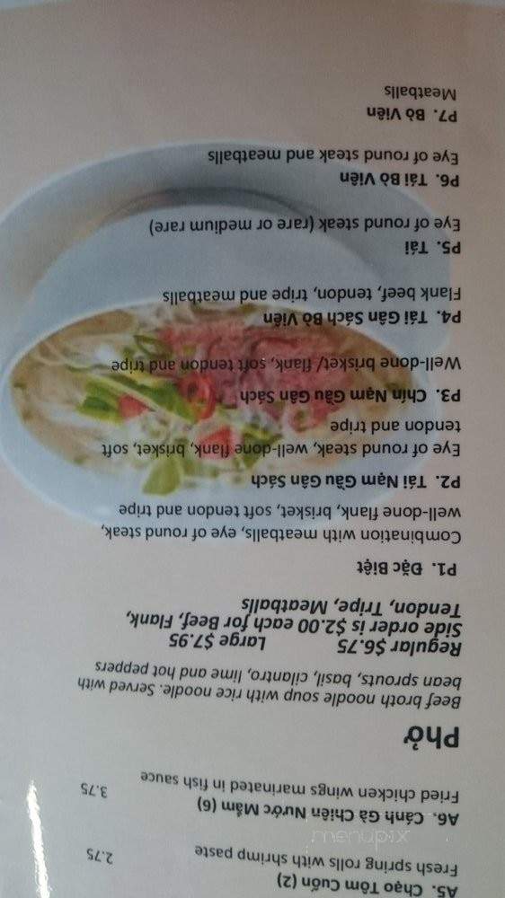 Thao's Bistro - Wichita, KS menu_pic