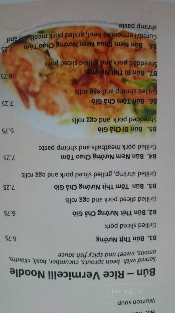 Thao's Bistro - Wichita, KS menu_pic