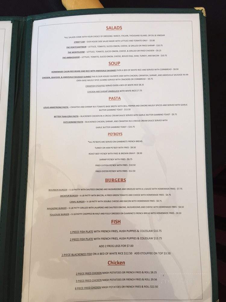Papa Joe Jr's - Monroe, LA menu_pic