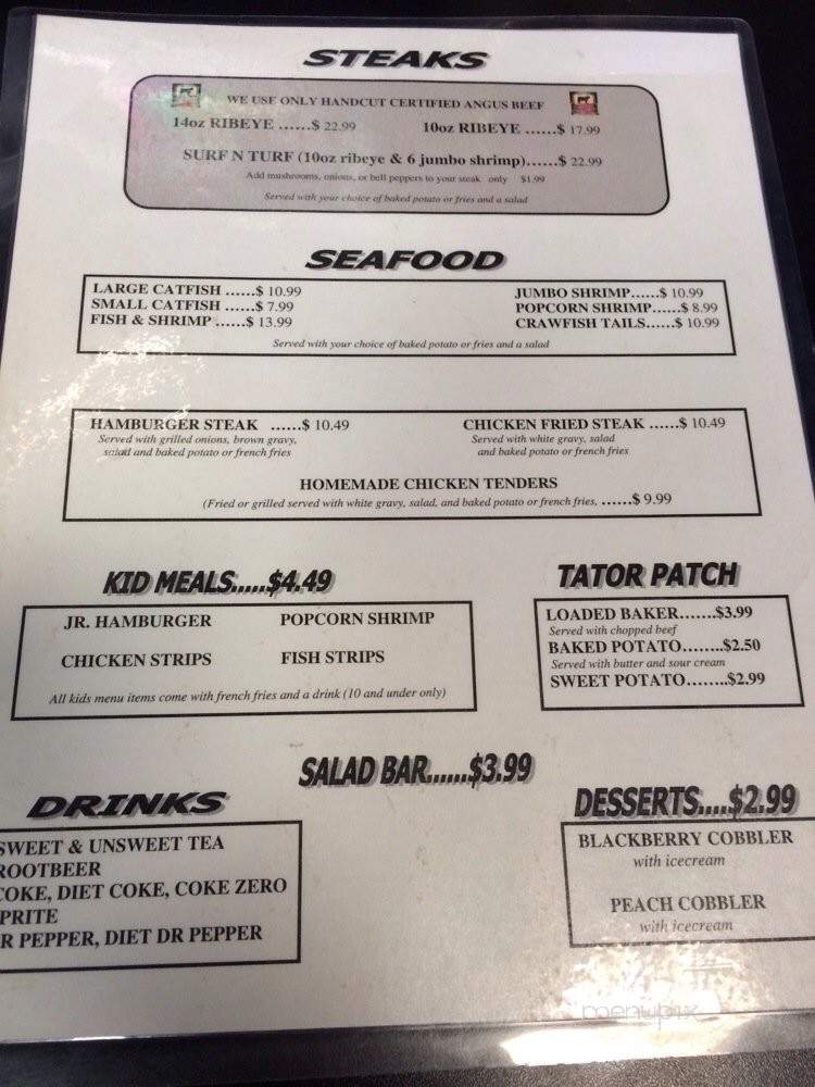 Presley's - DeRidder, LA menu_pic