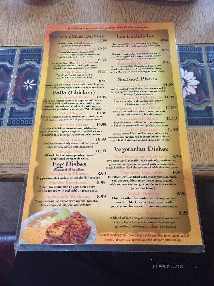 Real Tequila - Anacortes, WA menu_pic