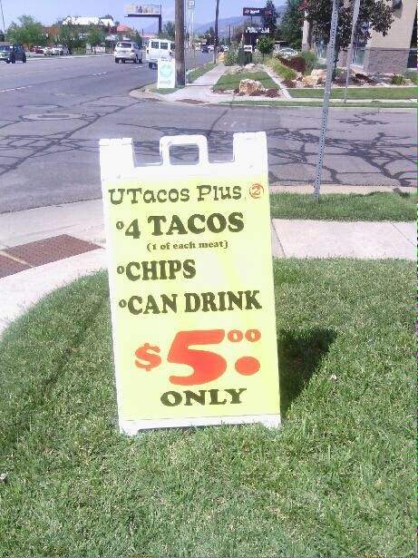 UTacos Plus - Bountiful, UT menu_pic