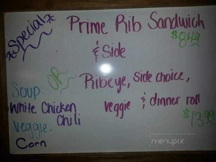Wally's Sports Bar & Grill - Fairbury, NE menu_pic