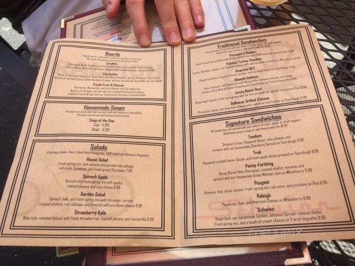 Sequiota Bike Shop - Springfield, MO menu_pic