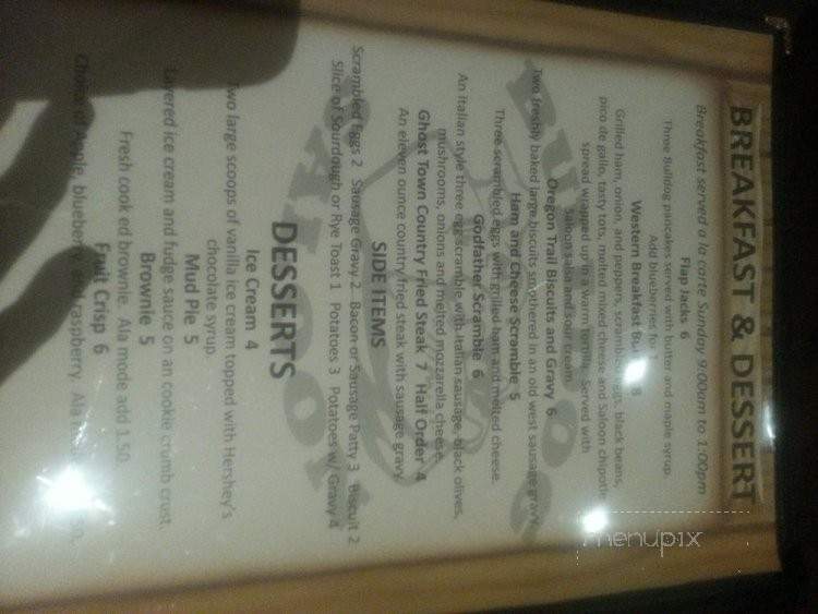 Bulldog Saloon - Lynnwood, WA menu_pic