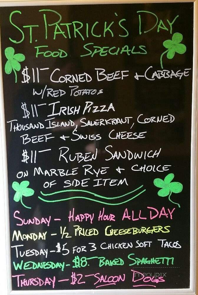 Bulldog Saloon - Lynnwood, WA menu_pic
