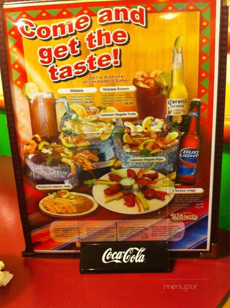 La Rancherita - Renton, WA menu_pic